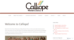 Desktop Screenshot of calliopewomenschorus.org